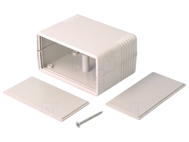 Carcasă: cu panou X: 89mm Y: 64mm Z: 47mm ABS gri - imagine 11